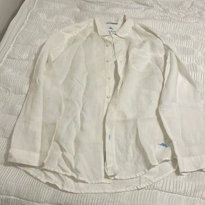 Men’s Tommy Bahama linen button down shirt